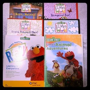 6 Elmo DVD’s
